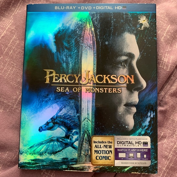 Disney | Media | Percy Jackson Sea Of Monsters Bluray And Dvd | Poshmark